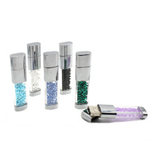 Brillo Lipstick Crystal USB con Multicolors 2GB, 4GB, 8GB